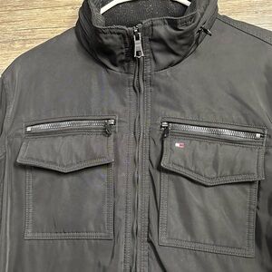 Tommy Hilfiger Black Performance Jacket Outdoor Essential